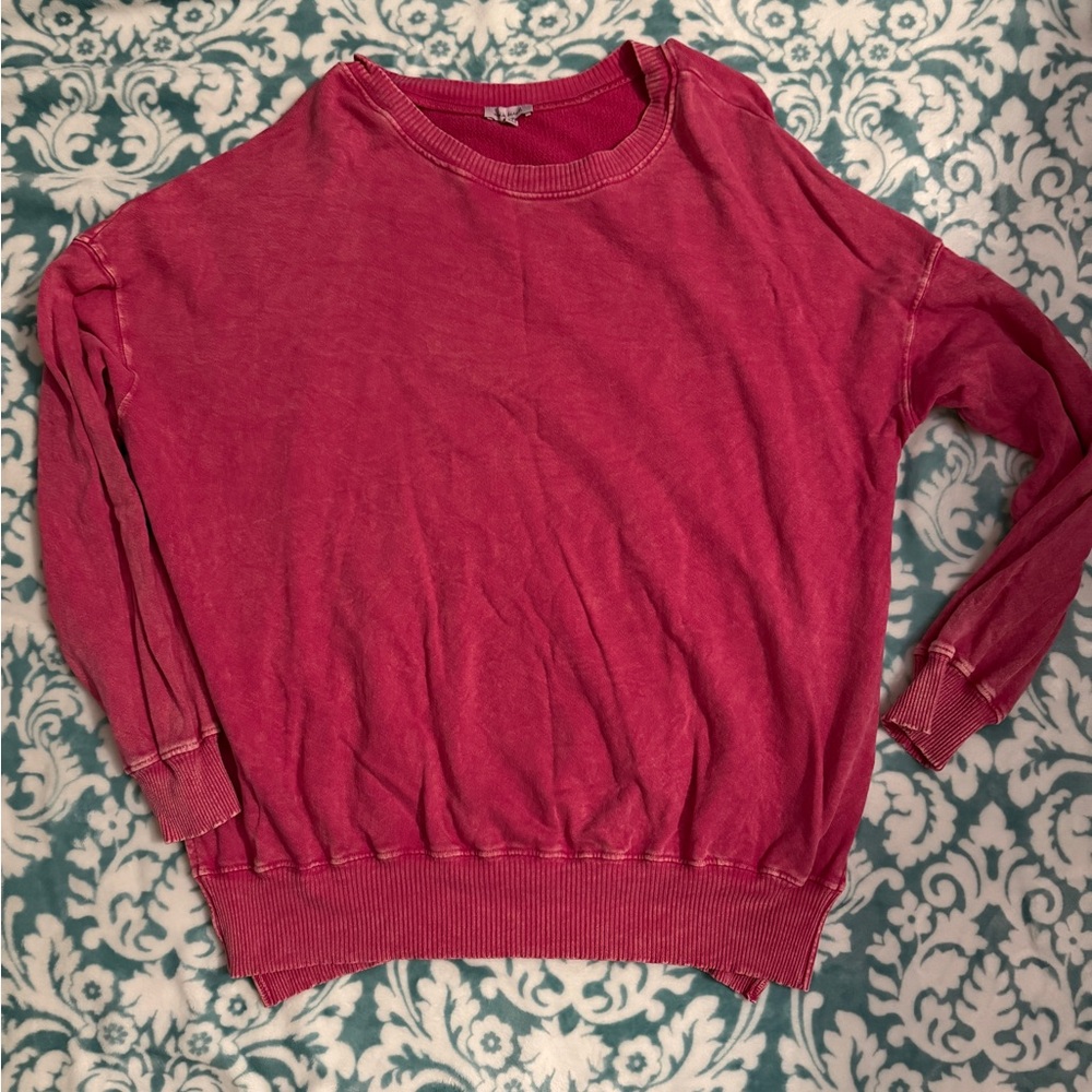 White Birch Pink Sweatshirt
